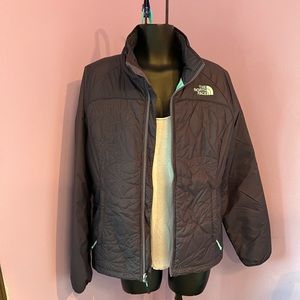 Purple & Teal North Face Jacket - Cozy